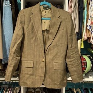 Lauren Ralph Lauren LRL Olive Green Blazer